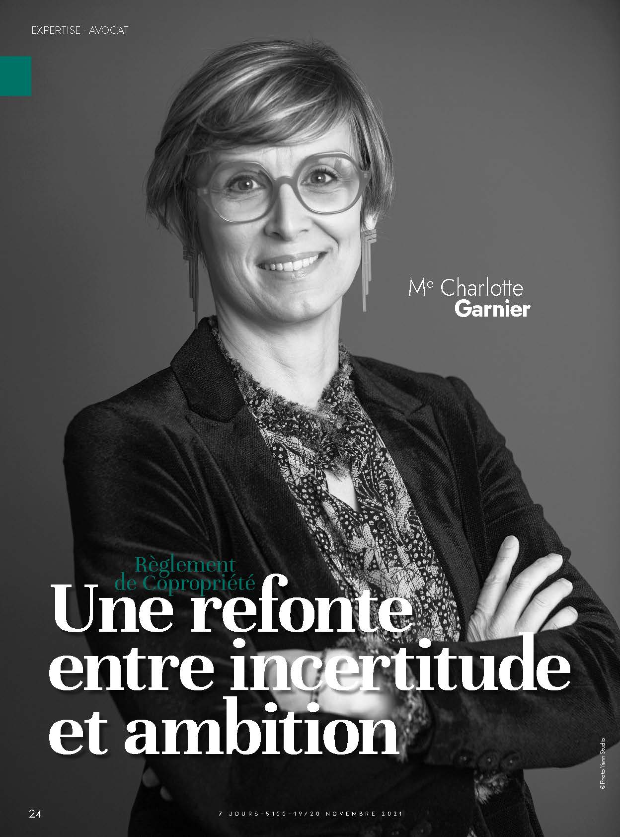 Maître Charlotte GARNIER - 7 JOURS