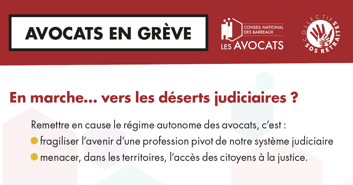 Barreau de RENNES a décidé de participer au mouvement de grève initié par le Conseil National des Barreaux.